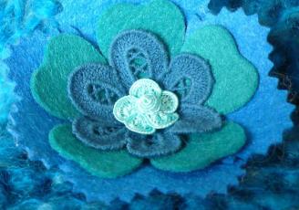 scaldacollo turchese spilla