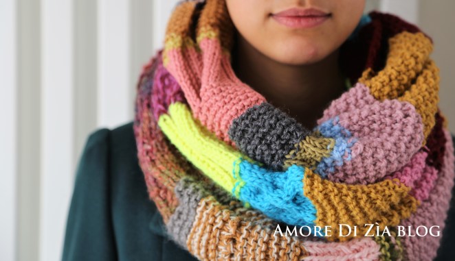 Come fare uno scaldacollo facile con avanzi di lana