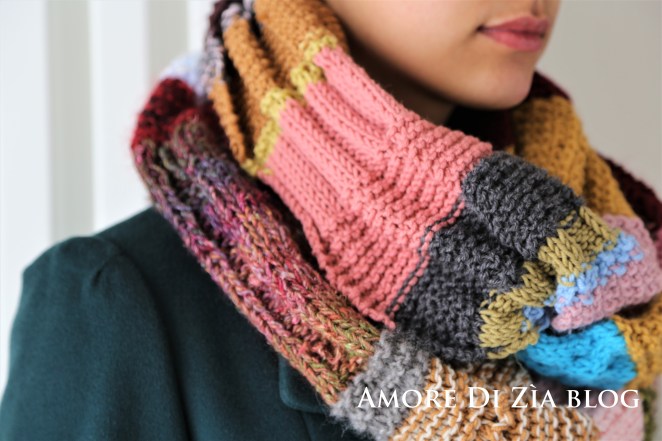 Come fare uno scaldacollo facile con avanzi di lana